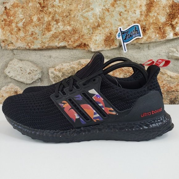 Adidas Ultraboost 4.0 DNA Trail Running Shoes Mens Size 8.5 Black Red GZ7603 New - Picture 3 of 13